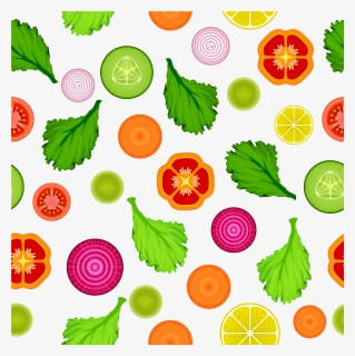 Vector Vegetables Background - Vegetable, HD Png Download, Free Download