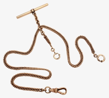 Antique Simmons Double Albert Watch Chain, Gold Filled - Chain, HD Png Download, Free Download