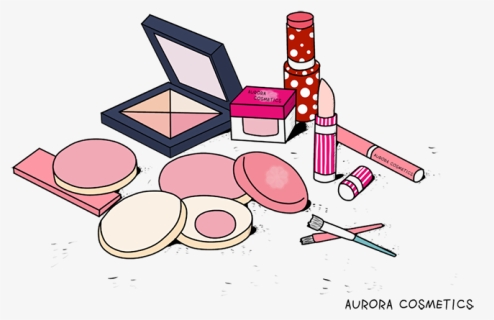 Cartoon Transparent Background Makeup Clipart, HD Png Download, Free Download