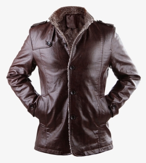 Leather Winter Coat Png Image - Jackets For Mens Png, Transparent Png, Free Download