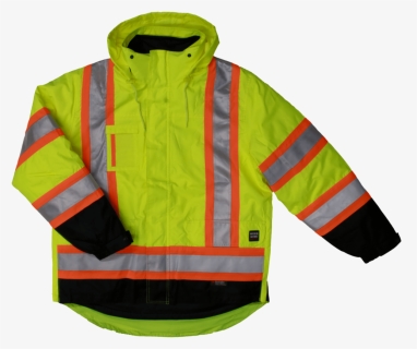 Work King Safety By Tough Duck Mens 5 In 1 Safety Jacket - Tough Duck Safety Jackets, HD Png Download, Free Download