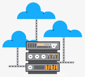 Cloud Server Cartoon Png, Transparent Png, Free Download