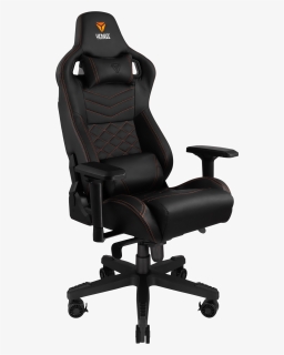 Black Grey Gaming Chair, HD Png Download, Free Download