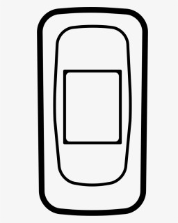 Mobile Phone Outlined Variant, HD Png Download, Free Download