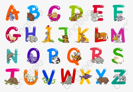 Transparent Alphabet Clip Art - Animal Alphabet Png, Png Download, Free Download