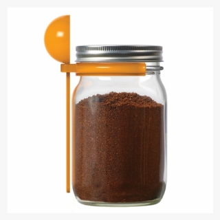 Glass Jar Of Coffee Powder, HD Png Download, Free Download