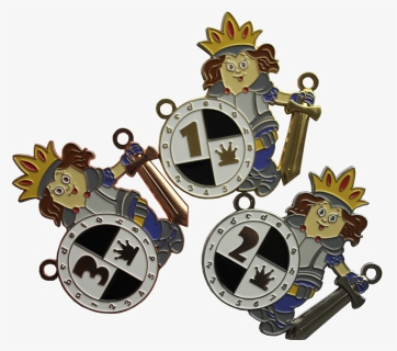 Set Of Medals Queen Of Chess - Cartoon, HD Png Download, Free Download
