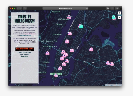 This Is Halloween Map - Atlas, HD Png Download, Free Download