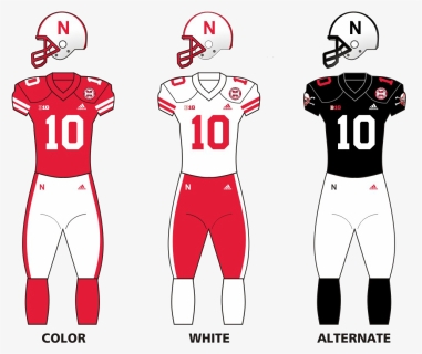 Nebraska Cornhuskers Uniforms19 - Green Bay Packers, HD Png Download, Free Download