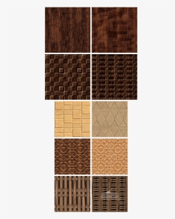 Patterned Timber Tiles - Tile, HD Png Download, Free Download