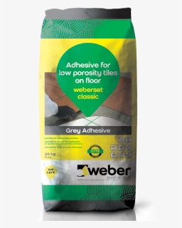 Tile Adhesive-weberset Classic - Weber Tile Adhesive Pdf, HD Png Download, Free Download