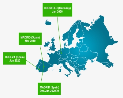 Aws Regions Map Europe, HD Png Download, Free Download