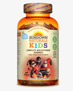 Children"s Vitamins , Png Download - Sundown Naturals Complete Multivitamin Gummies, Transparent Png, Free Download