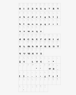 Dos Equis Character Map - Arrested Development Font, HD Png Download, Free Download