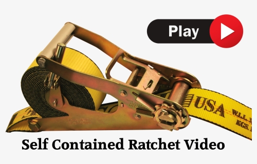 Self Contained Ratchet - Ratchet Strap Roll Up, HD Png Download, Free Download
