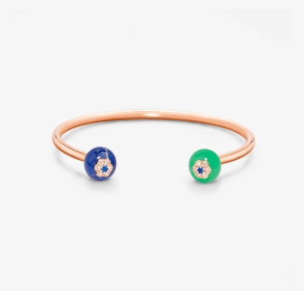 Forest Berry Bangle With Chrysoprase And Lapis Lazuli - Bangle, HD Png Download, Free Download