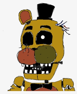 Golden Freddy"s Or Fredbear"s Hd Clipart , Png Download - Cartoon, Transparent Png, Free Download