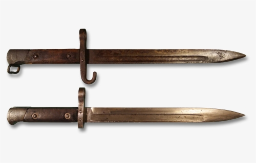 Mannlicher M1895 Standard And Nco Bayonet Nobg - Sword, HD Png Download, Free Download