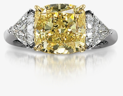 Yellow Diamond Ring L Cora International Llc Diamantes, - Pre-engagement Ring, HD Png Download, Free Download