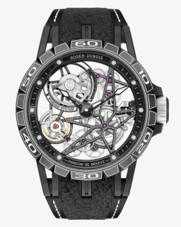 Excalibur Spider Pirelli Automatic Skeleton - Roger Dubuis Excalibur Green, HD Png Download, Free Download