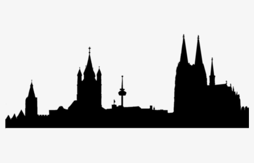 Skyline Divider Black By Toxicestea-d4fsw2s - Cologne Skyline Png, Transparent Png, Free Download