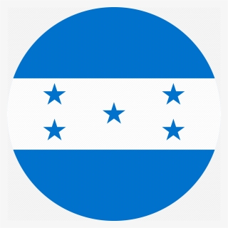 Honduras Flag Png , Png Download - Honduras Flag Round, Transparent Png, Free Download