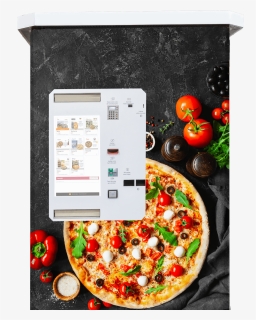 Another Covering Example Vending Machine Smart Pizza - California-style Pizza, HD Png Download, Free Download