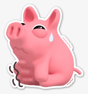 Rosa Is Hungry Sticker - Rosa The Pig Stickers, HD Png Download, Free Download