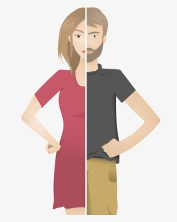 Male Vector Illustrator - Man And Woman Vector, HD Png Download, Free Download