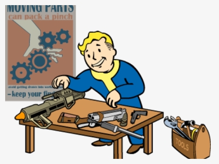 Shotgun Clipart Lever Action Rifle - Fallout 3, HD Png Download, Free Download