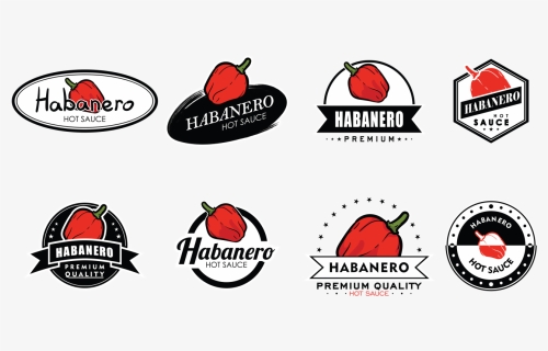 Habanero Labels Vector - Logos De Chiles Habaneros, HD Png Download, Free Download