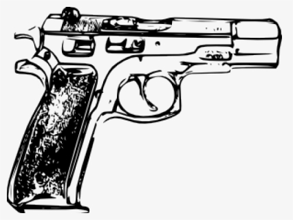 Shotgun Clipart Airsoft - Gun Image Black And White, HD Png Download, Free Download