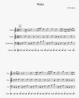 Waltz Sheet Music Composed By N - Parks And Rec Theme Trumpet, HD Png Download, Free Download