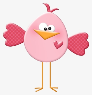 Ettes Bird Pinkwlegs Png - Tiernos Dibujos Infantiles, Transparent Png, Free Download
