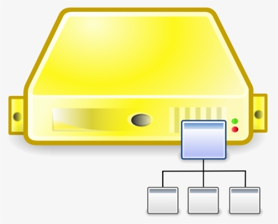 Server Directory Yellow - Sign, HD Png Download, Free Download