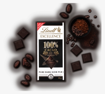 Lindt Excellence 100% Cacao - Lindt Excellence, HD Png Download, Free Download