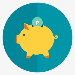 Funds Icon - Piggy Bank Icon Peso, HD Png Download, Free Download