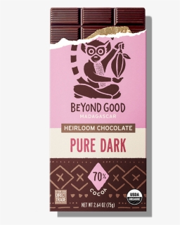 Puredark70-front - Madecasse Chocolate, HD Png Download, Free Download