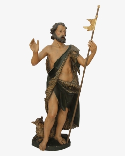 Png Moses Statue Clear Background - Saint John Baptist Statue, Transparent Png, Free Download