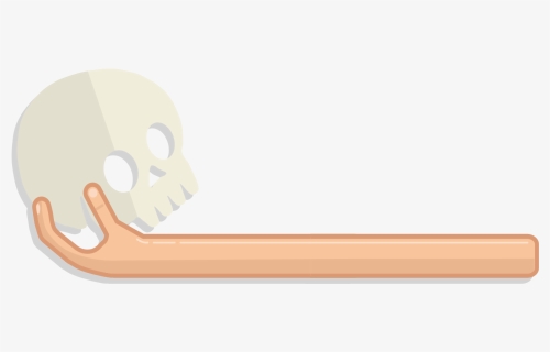Hand Holding Skull - Skull, HD Png Download, Free Download