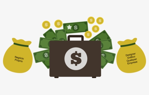 Ganhe Dinheiro Com Corel Draw - Money Clipart Png, Transparent Png, Free Download