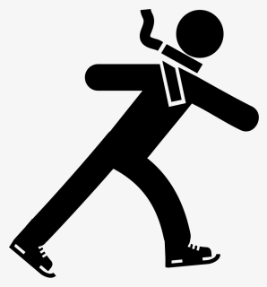 Ice Skater - Ice Skating Png Icon, Transparent Png, Free Download