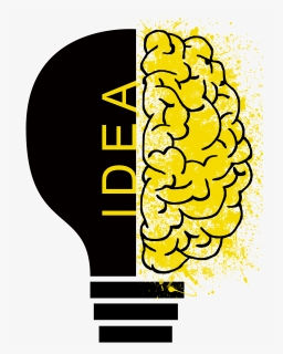 Brain Light Bulb Clip Art, HD Png Download, Free Download