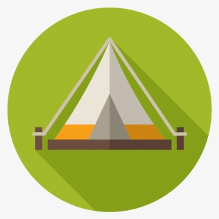 Clipart Tent Khemah - Flat Tent Icon, HD Png Download, Free Download