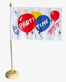 Party Time Table Flag - Party Time, HD Png Download, Free Download