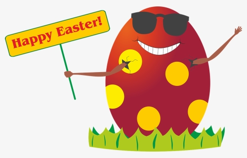 Transparent Egg Png - Funny Easter Bunny Clipart, Png Download, Free Download