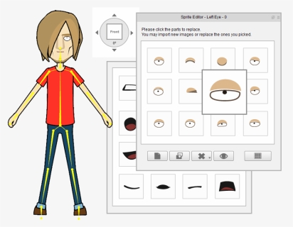 Crazytalk Animator 2 Features 2d Animation Software - Cartoon, HD Png Download, Free Download