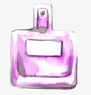 Hand Painted A Perfume Bottle Png Transparent - Drawing, Png Download, Free Download
