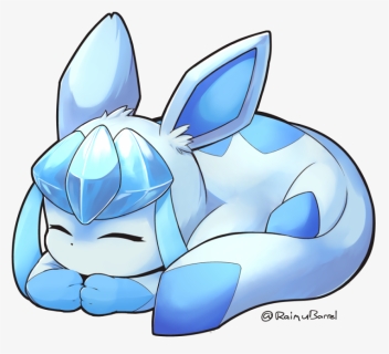 Sleeping Shiny Glaceon, HD Png Download, Free Download