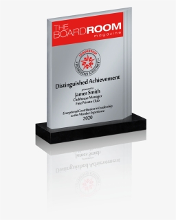 Distinguished Achievement In Leadership - Trophy, HD Png Download, Free Download